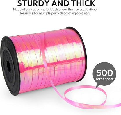500 Yards Curling Ribbon for Gift Wrapping, 3/16" Balloon String for Christmas - Image 2