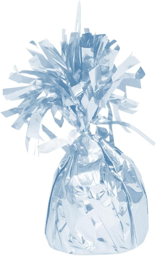 White Foil Balloon Weight 1 Count, Adorable Party Essential by Unique
