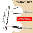330 Pcs 2.2 Inch Black Bobby Pins, Set of Hairpins with Box, Premium Hair Pins for Kids, Girls and Women, Great for All Hair Types