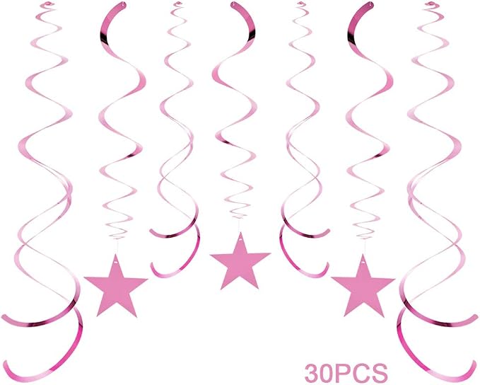 Star Party Hanging Swirls, BabyShower, Graduation - Image 2