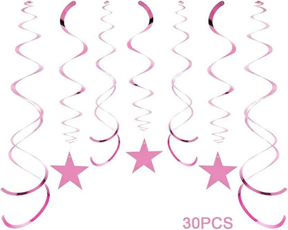 Star Party Hanging Swirls, BabyShower, Graduation - Image 2