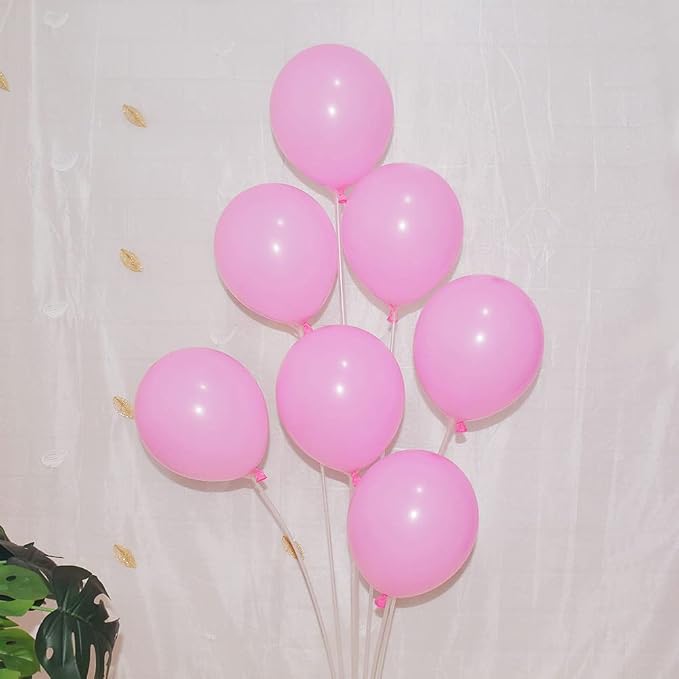 400 Pack 5 Inch Hot Pink Latex Balloons Helium Balloons Party Balloons - Image 4