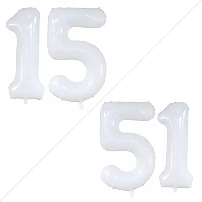 Number 15 Balloons for 15th Birthday Sweet 15 Party Decorations, 42 Inch Jumbo by GOER