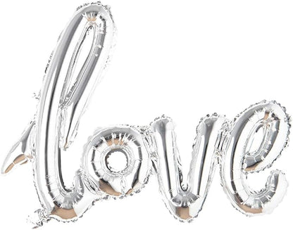 Giant multicolor Love Letter Foil Balloons Champagne Love Balloon, Wedding by REIANS