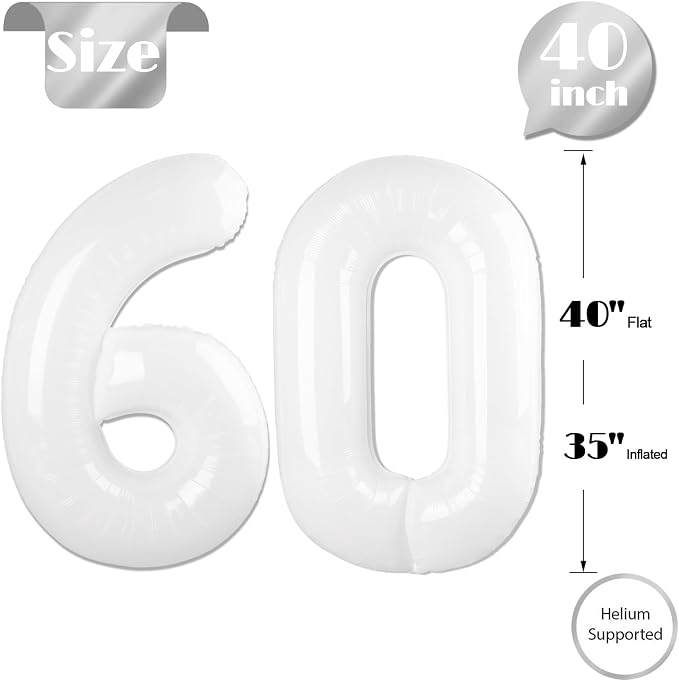 White 60 Balloon - Image 5