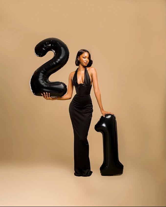 Number Balloons 40 Inch 0 Balloon - Image 4