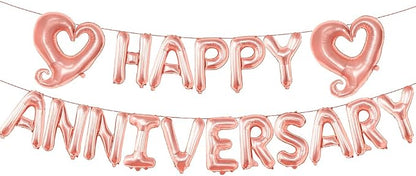 KatchOn Rose Gold Anniversary Balloons by KatchOn
