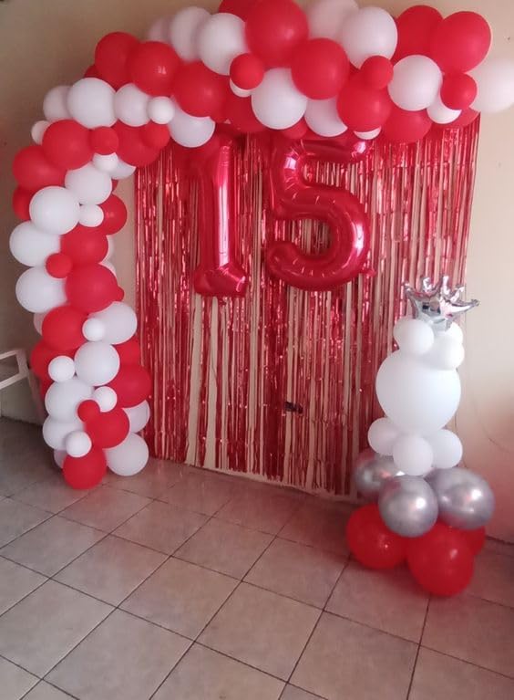 Red Number 5 Balloon 40 Inch - Image 4
