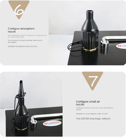 Lagenda Electric Balloon Inflator B322 3.0 has Two Start- Digital Timer and - Image 3