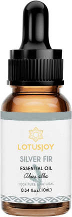 100% Pure Silver Fir Essential Oil 0.34 Fl Oz, Natural Silver Fir Oil for Diffuser Massage Skin Care DIY