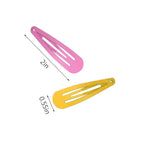 Colorful Snap Hair Clips Hair Barrettes for Girls,Clips Candy Color Hair Accessories for Kids Teens, Toddlers,Women (Color=Multicolor | Pack=100-Pack)