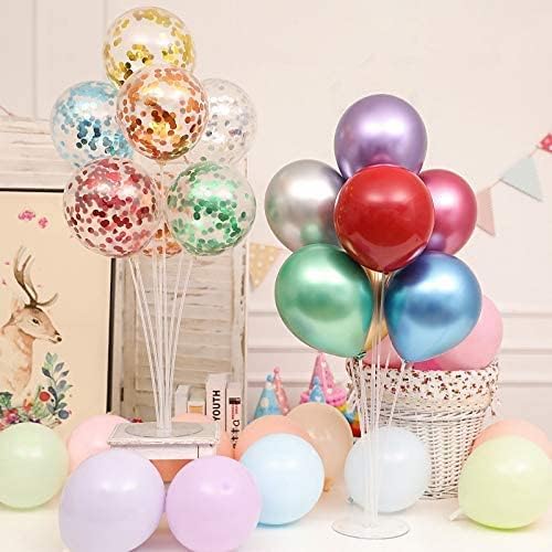 LANGXUN 4 Pack 28" Height Table Balloon Stand Kit - Image 6