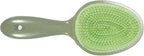 Double Sided Scalp Massager Hair Growth, Shampoo Brush Head Scalp Massager for Hair Growth Scalp Scrubber with Soft Silicone Bristles (Green)
