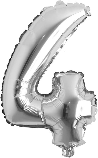 32 inch Letter Balloons Silver Alphabet Number Balloons Foil Mylar Party by REIANS