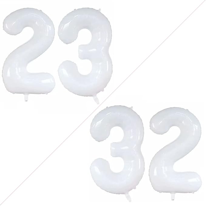 Number 23 Balloons for 23rd Birthday Party Decorations, 42 Inch Jumbo Foil by GOER