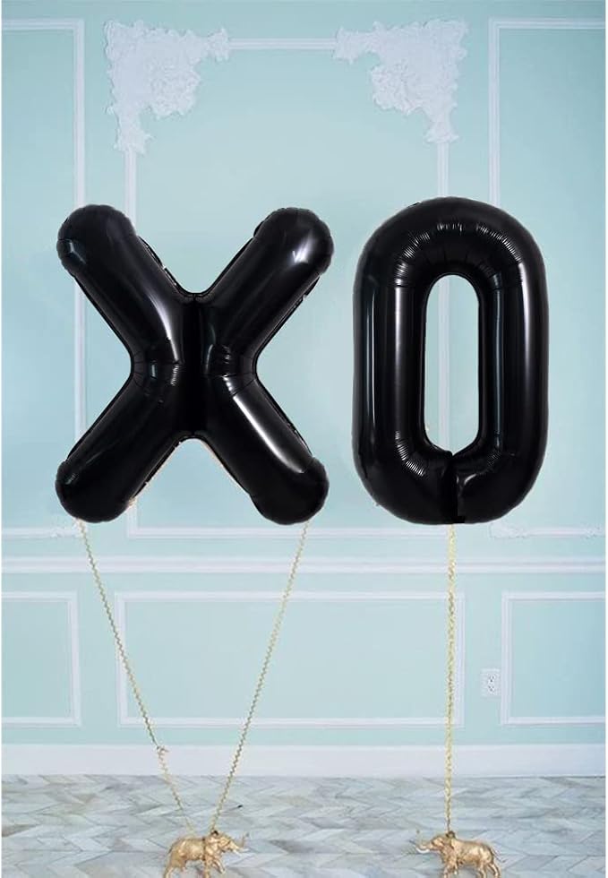 TONIFUL 40 Inch Large Black X Letter Balloon - Image 4
