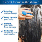 Nizoral Hair Shampoo Brush with Soft Silicone Scalp Massager Brush Head, for All Hair Types, Deep Cleanses Scalp and Removes Dead Flaky Skin and Residue, Pack of 2