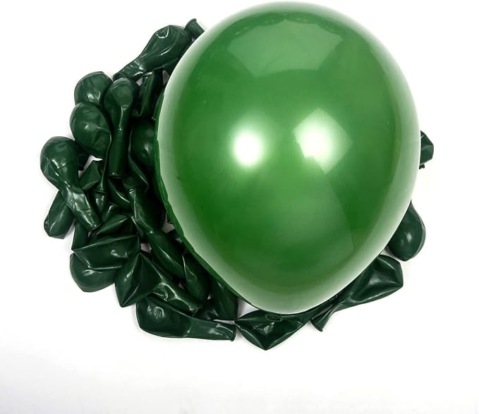 300 pack Green Balloons 12 Inch Dark green Latex Balloon Bulk - Image 4