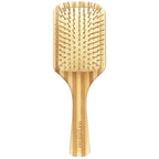 Bamboo Wood Hair Brush Large Paddle for Women, Natural Bamboo Wooden Bristles Scalp Massager, Flat Detangling Hairbrush Fit All Types Hair