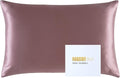 ZIMASILK 25 Momme 100% Pure Mulberry Silk Pillowcase for Hair and Skin Care, Highest Grade 6A Pillow Cases for Women, Long-Lasting Durablity, Gift for Women Men, 1Pc (Queen 20"x30", Grey Purple)