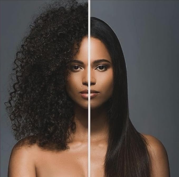 Hair Treatment Straightening Blowout Brazilian Smoothing Professional Results Salon and Home Use , Long Lasting organic results 4-6 months 4pc Set