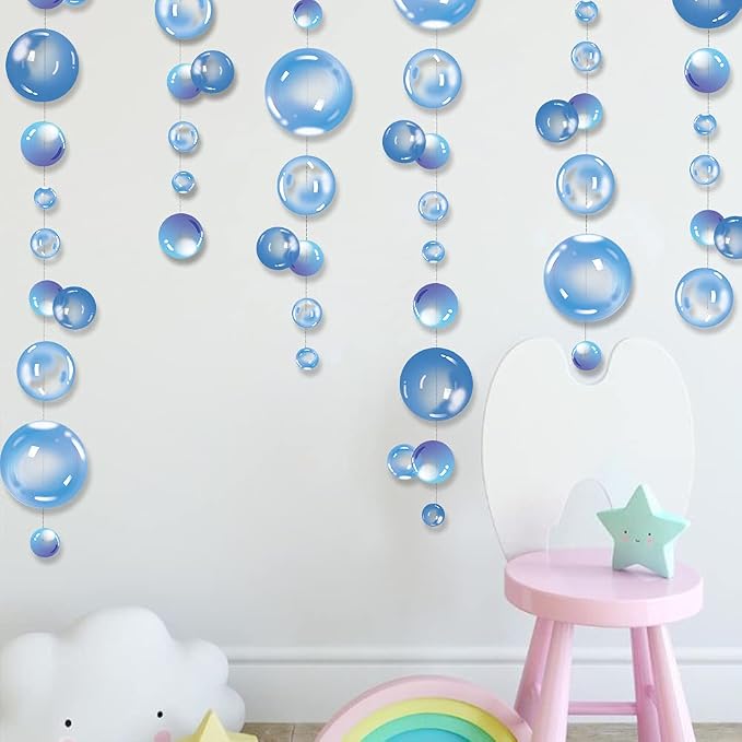 Transparent Bubble Garlands Party Streamers Mermaid Party Decoration, Hanging by XIAOMAN