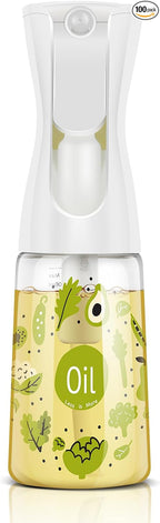 Mistifi Oliver Oil Sprayer for cooking, Spray bottle 6oz, Non-Aerosol Refillable Dispenser Oil Mister FS601 Green Vegetable