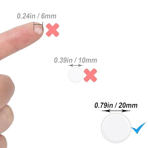 350pcs Transparent Double Sided Sticky Dot Stickers Heavy Duty, 20mm/0.79" - Image 6