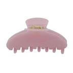 Luxury Pink Claw Clip for Women | Our Acetate Pink Hair Clip Feels Light, Looks Smooth and is Easy to Wear | Use for easy Half Ups with No Snagging and a Secure Grip in a Large Four Inch Size