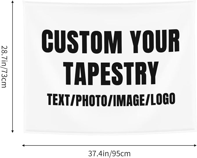 Personalized Tapestry Custom Tapestry Upload Images Banners and Signs Customize - Image 2