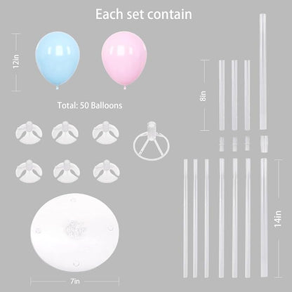 6 Set Balloon Stand Kit for Table Centerpieces - Image 6