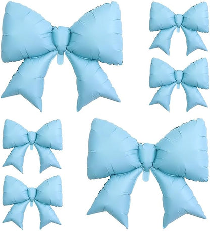 4pcs Jumbo Oversized Ribbon Balloons Coquette Bow Balloons Bow Party Coquette by Unknown