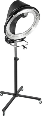 3 in 1 Orbiting Infrared Hair Dryer, 1000W 360° Rotatable Standing Hair Dryer with Control Panel, Adjustable Height Temperature and Timing 6 Modes Standing Hair Steamer for Salons, Homes