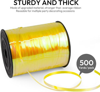 500 Yards Curling Ribbon for Gift Wrapping, 3/16" Balloon String for Christmas - Image 2