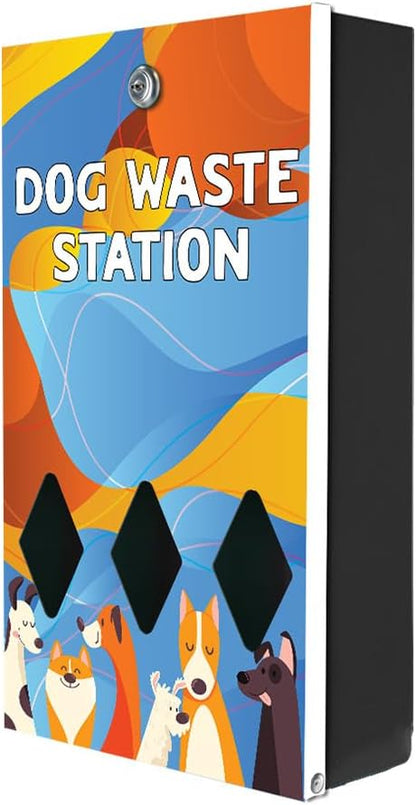 Zero Waste USA - DISPENSE-ART™ Roll Bag Dispenser & Sign - Abstract Dogs | - Image 3