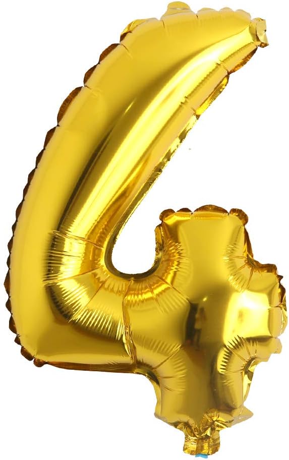 16" Alphabet Letter and Number Balloons Set Package, Aluminum Hanging Foil Film by RUIANSI
