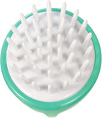 Shampoo Massager Brush, Scalp Massager and Exfoliator Features Soft Bristles to Aid in Dandruff Relief, Increase Circulation, and Stimulate Hair Growth for Healthy Looking Hair (Aqua)