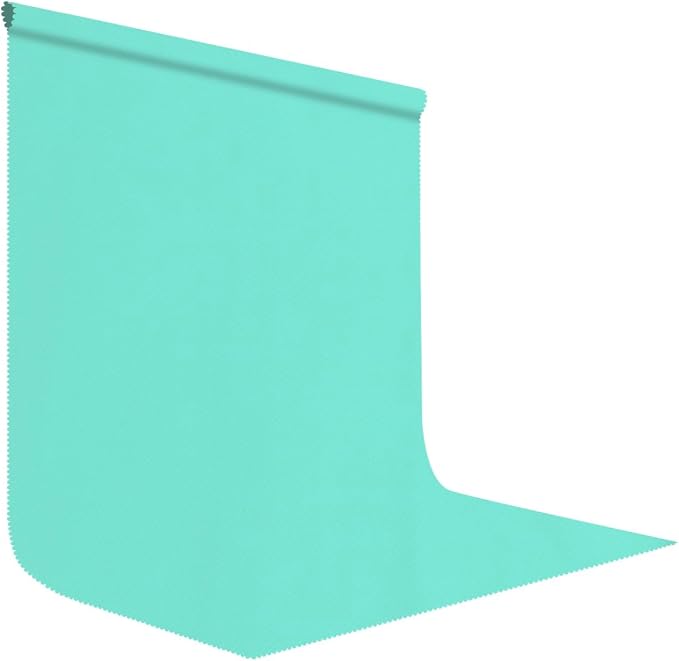 Turquoise Photography Backdrop for Photoshoot, Fabric 8x10ft | Polyester Studio by LYLYCTY
