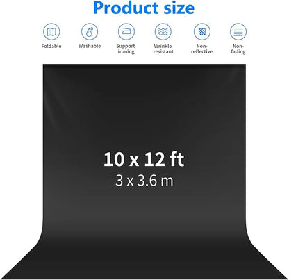 NEEWER 10 x 12FT / 3 x 3.6M PRO Photo Studio Premium Polyester Collapsible - Image 2