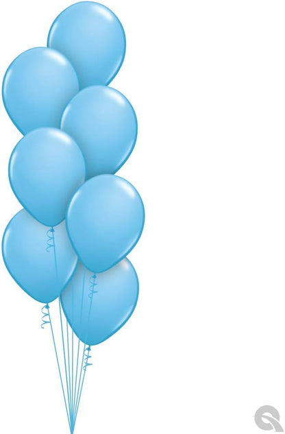 Qualatex 11" Pale Blue Balloons by Pioneer Balloon Company - Image 3