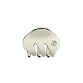EVITA PERONI Small Hair Clips, Mini Hair Clip for Hair, Little Tiny Claw Clips for Women Girls Half Updo, Cream White