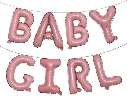 16 inch Baby Boy Girl Banner Foil Letter Balloons Garland by RUIANSI