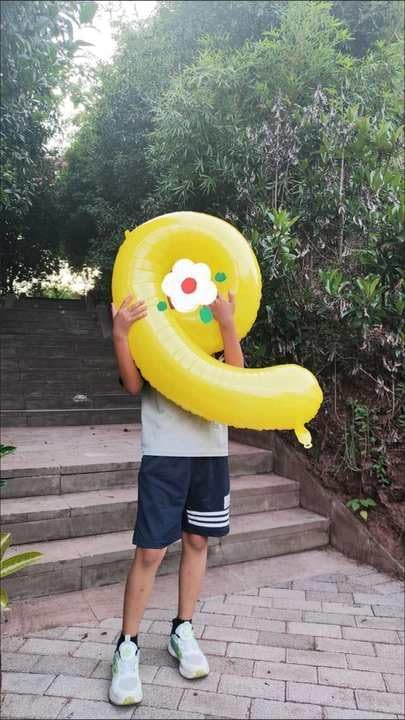 Yellow Number 8 Balloon 40 Inch, 8th Birthday Party Decorations Men Women | - Image 7