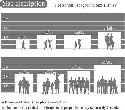 AIBIIN 8x6ft Mr and Mrs Custom Backdrop - Image 3
