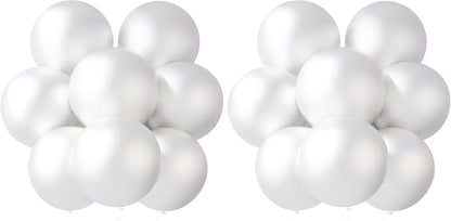 LovesTown 15PCS Pearl White Party Balloons, 18inch Latex Balloons Garland Arch by Lovestown