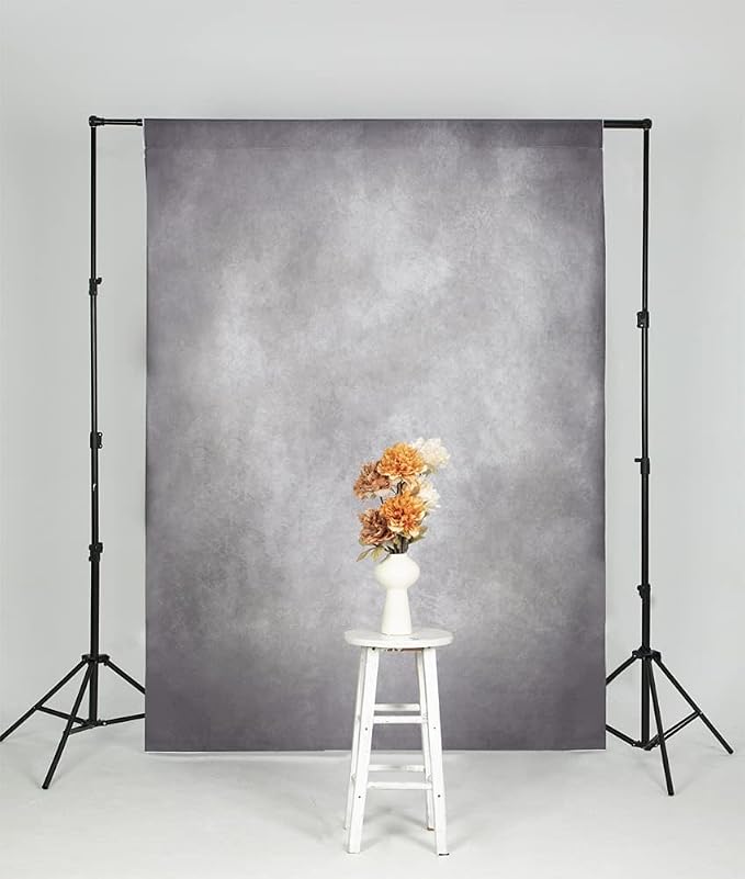 Kate 5x7ft Vintage Backdrops Abstract Grey Portrait Photo Backdrop - Image 4