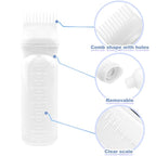 ELANE Hair Oiler Comb Bottle,4 Pack Root Comb Applicator Bottle for Hair Oil Scalp Hair Oiling Applicator（pink+purple+white+black）