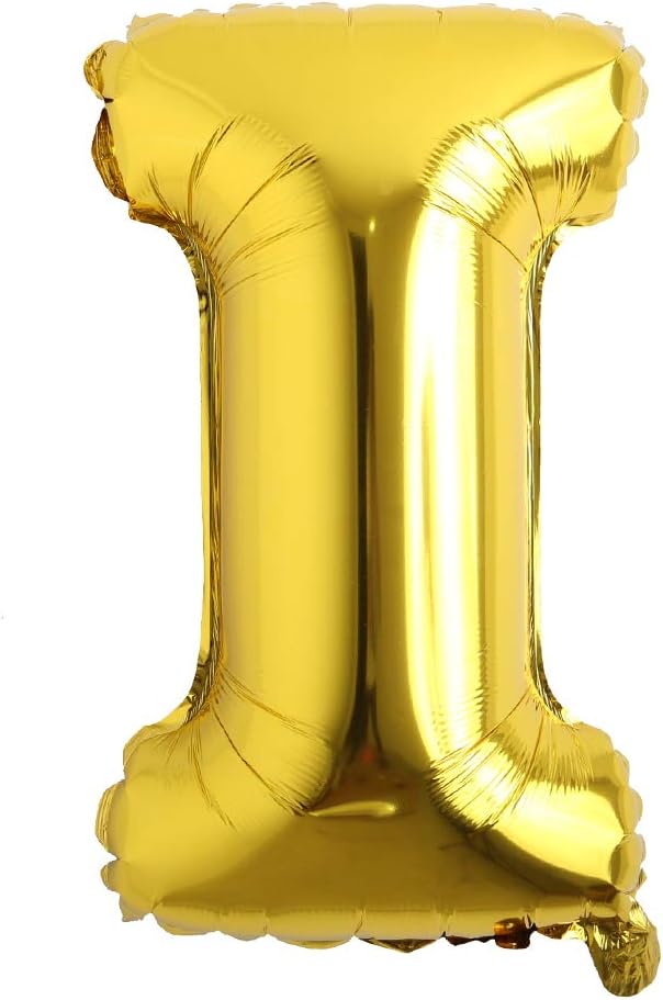 16" Alphabet Letter and Number Balloons Set Package, Aluminum Hanging Foil Film by RUIANSI