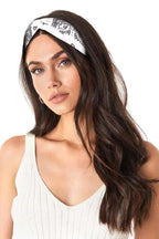 Huachi Bandana Headbands for Women Boho Twist Head Wraps, Elastic Hair Bandana Headband Summer Hair Accessories