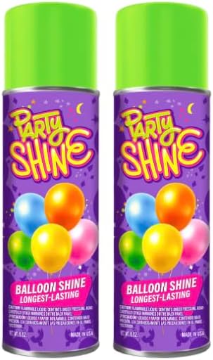 Party Shine Balloon Shine Spray, Silicone Spray by ShinyFiesta